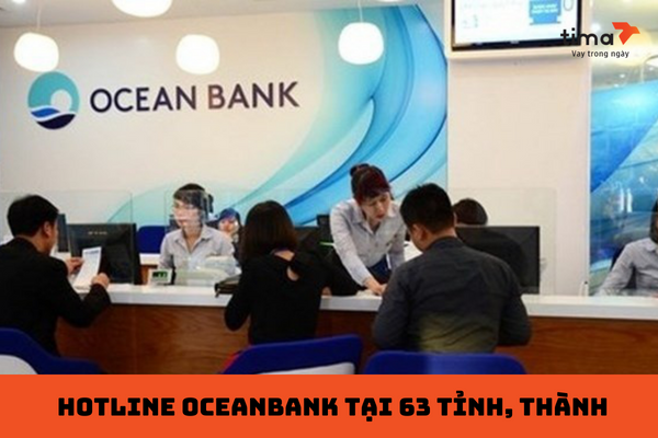 hotline oceanbank tại 63 tỉnh, thành